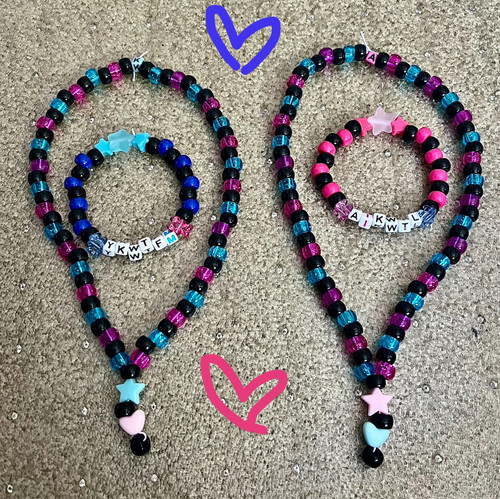 Matching TV Girl kandi!! 💙🩷.jpg
