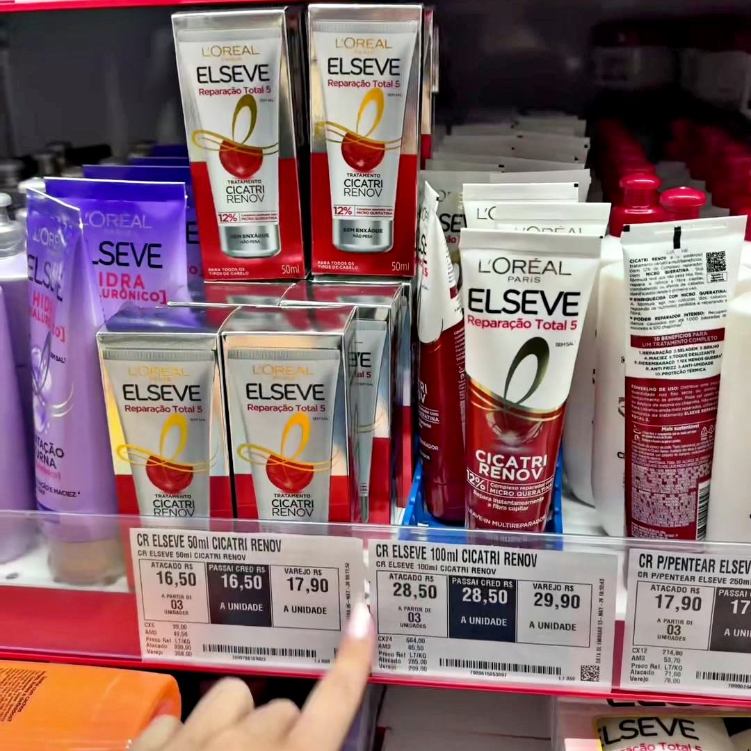 L’Oréal Paris, 109067, Leave-In De Tratamento Elseve Cicatri Renov, 50Ml