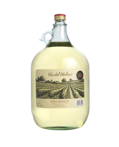 8001651334447 ВИНО VIA DEL MOLINO WHITE SEMI SWEET БЕЛ.ПолуСЛАД. 10% 5 Л СТБУТ. .jpg