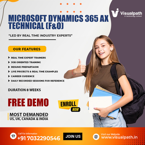 Visualpath delivers professional Dynamics 365 Online Course with a practical, job-oriented curriculum designed for real-world success and industry readiness. Our expert-led, hands-on training is available globally across the USA, UK, Canada, Dubai, and Australia. Enroll now to gain in-demand skills and advance your career! Call +91-7032290546 for your free demo.
WhatsApp: https://wa.me/c/917032290546
Visit: https://www.visualpath.in/onlince-microsoft-dynamics-ax-technical-training.html
Visit our Blog: https://visualpathblogs.com/category/d365-ax-technical/