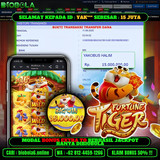 BIOBOLA  - JACKPOT DI GAME SLOT FORTUNE TIGER RP 15JT DIBAYAR LUNAS