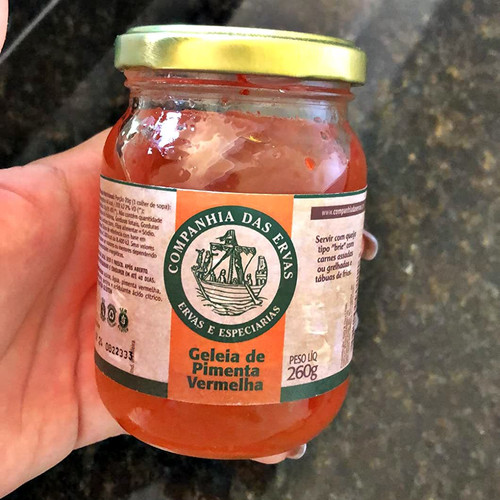 Companhia das Ervas Geléia de Pimenta, Vermelha, 260 g.jpg