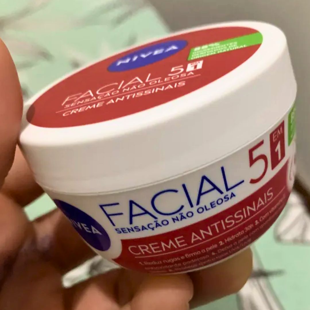 Creme Facial Nivea Antissinais 100g – 5 em 1