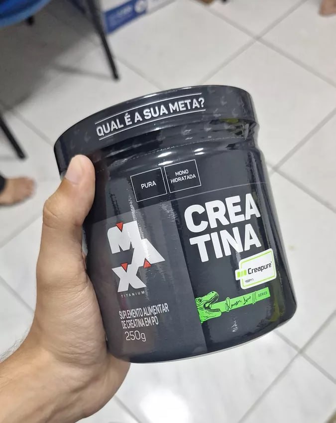 Creatina Pura Selo Creapure 250g Linha Ramon Dino Edição Limitada Sem Sabor – Max Titanium