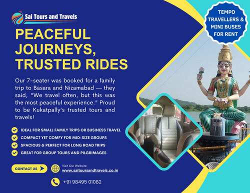 Family trip to Basara & Nizamabad in our 7 seater.