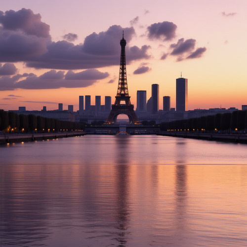 Paris sunset with skyscrapers.jpg