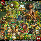 Pack Tropical Jungle Fantasy n5 PU 2025