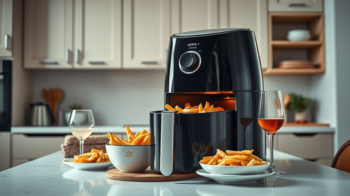 nesta fotografia profissional uma air fryer moderna e elegante ocupa o centro do quadro destacando.jpg