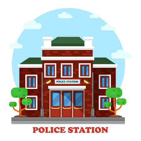 64323252 outdoor exterior view on police station building municipal structure for assistance and man.jpg