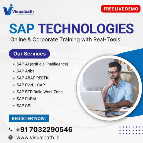 Get ahead in your career with real-time, hands-on #SAP training designed for professionals. Learn directly from industry experts and work on practical tools that make you job-ready.
We offer:
💡 SAP AI (Artificial Intelligence)
🌐 SAP Ariba
⚡ SAP ABAP RESTful
🎯 SAP Fiori + CAP
🏗 SAP BTP Build Work Zone
📊 SAP PaPM
🔄 SAP CPI
🎓 Online & Corporate Training | 📅 Free Live Demo Available
📞 Call/💬 Chat on WhatsApp: https://wa.me/c/917032290546
📚 Course Info: https://visualpath.in/sap-btp-cap-fiori-training.html
📝 Blog: https://visualpathblogs.com/category/sap-fiori/