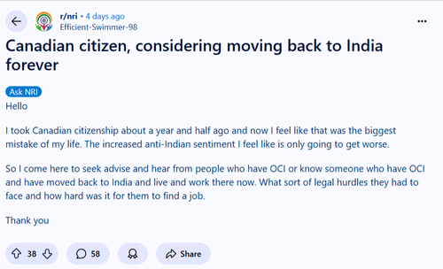 Canadian citizen considering moving back to India forever r nri 08 10 2025 07 54 PM
