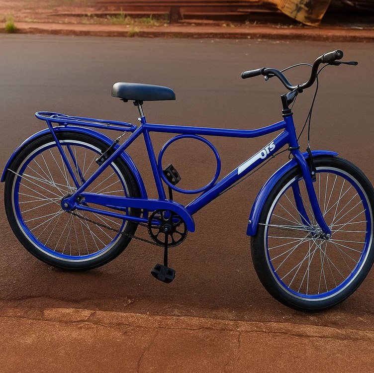 Bicicleta De Passeio Monark Barra Circular Aro 26 1v Red