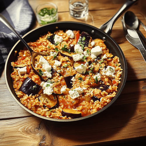 pinteresto 43490 Eggplant and rice pan with feta Amateur photo 5b7d581b 3f12 4c63 9cd6 e2c242529f85.png