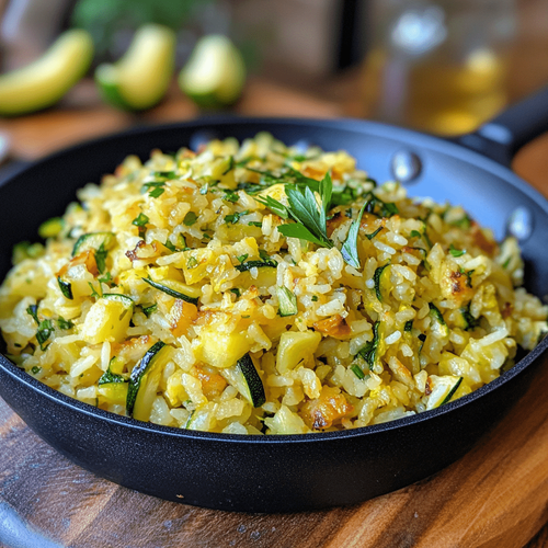 Zucchini Reis Pfanne – so einfach und lecker min.png