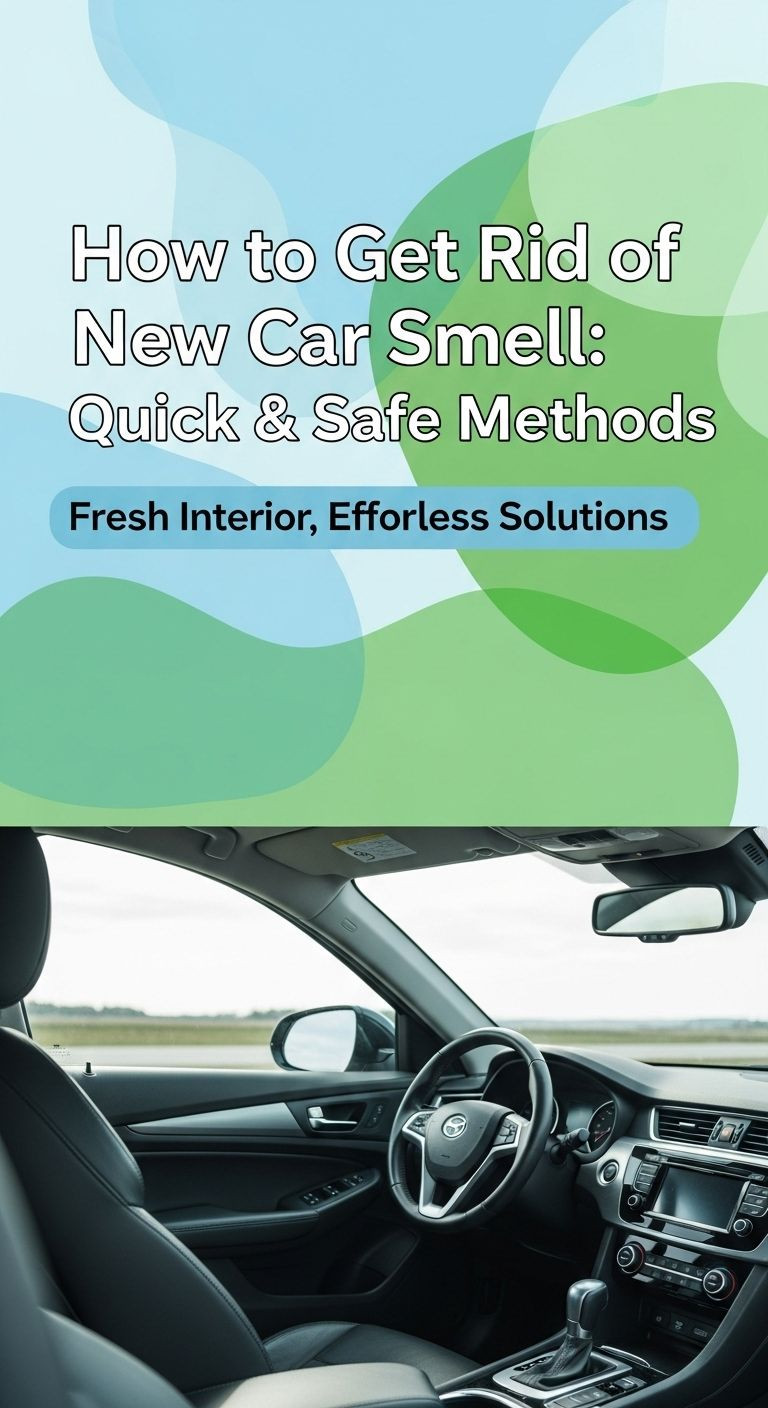 how to get rid of new car smell