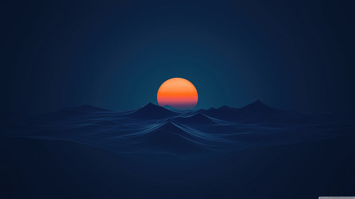 sunset background digital art wallpaper 3840x2160.jpg