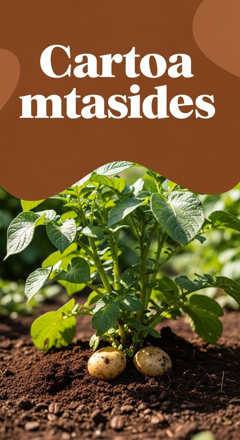 A container garden showing potato plants growing, representing the topic of are coffee grounds good for growing potatoes.