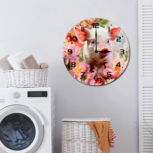 Animal Cute Pig Watercolor Flower 005 07.jpg