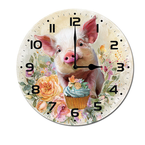 Animal Cute Pig Watercolor Flower 004 01.jpg