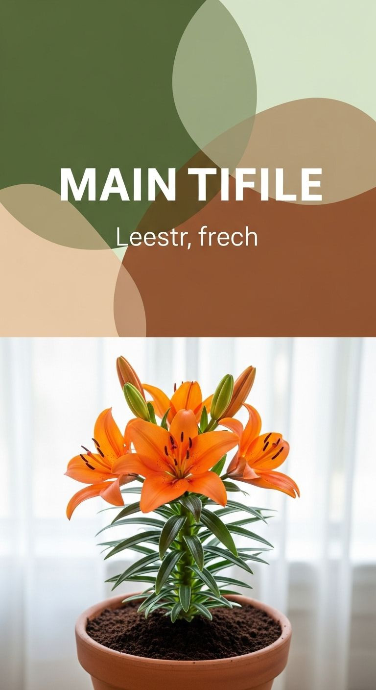 A hand sprinkling used coffee grounds around the base of a lily plant, illustrating the topic of whether are coffee grounds good for lilies