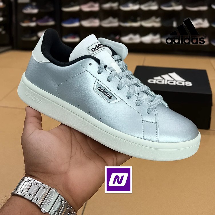 Tênis Feminino Adidas Urban Court – Prata+Cinza
