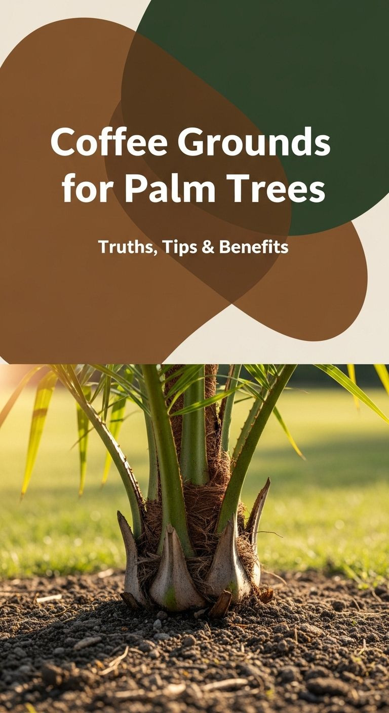 are coffee grounds good for palm trees