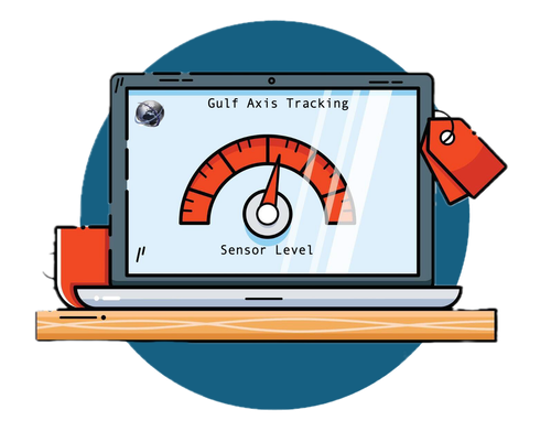 Tracking app interface on mobile