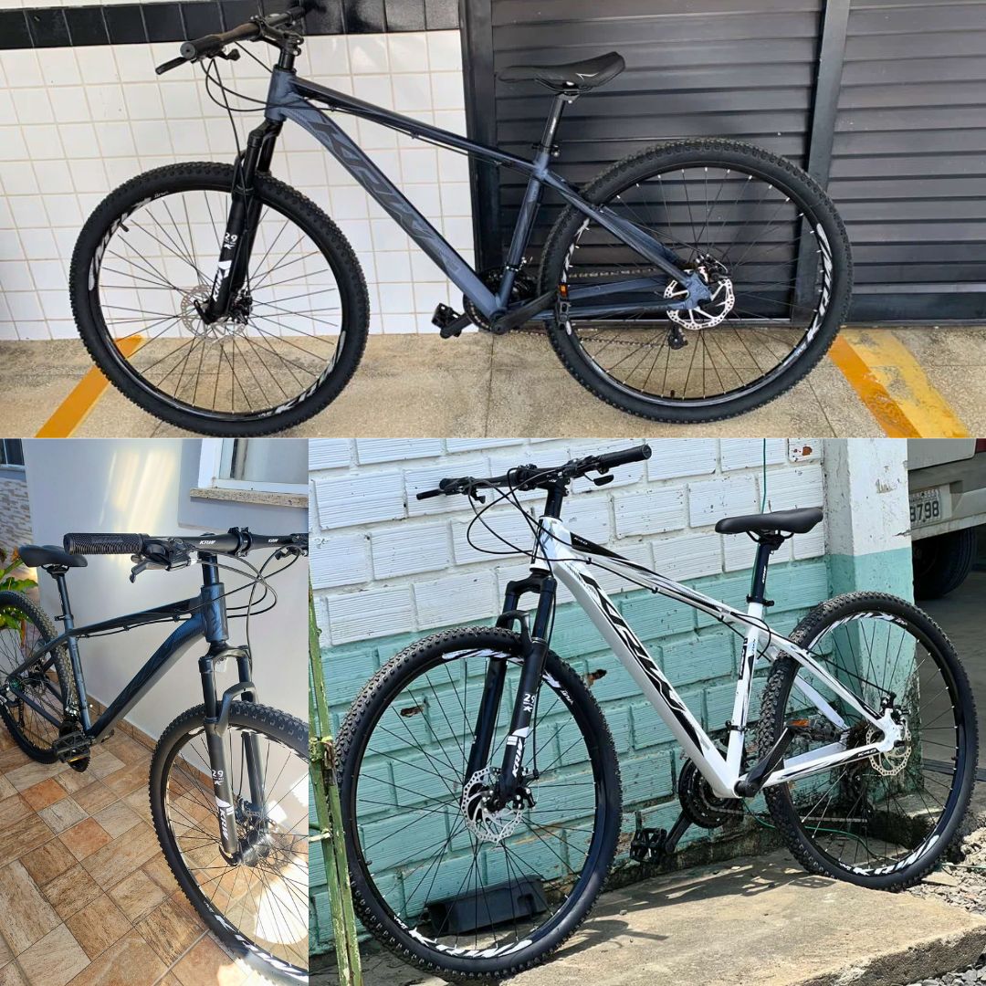Bicicleta aro 29 KRW Alumínio 24 Velocidades Freio a Disco Suspensão dianteira Mountain Bike KR1