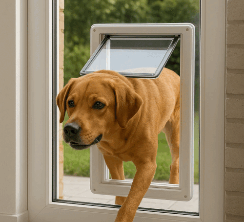 French Doors and Doggie Doors Combined Seamlessly.gif