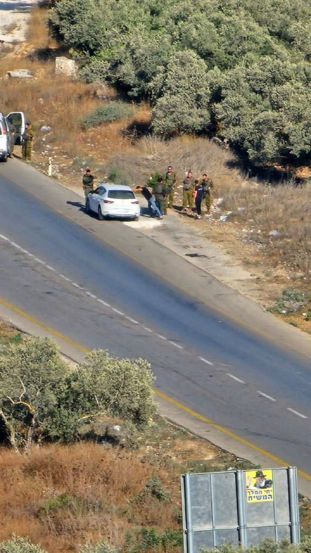 جيش الاحتلال يحتجز عدداً من الشبان في سدة قراوة بني حسان قضاء سلفيت...