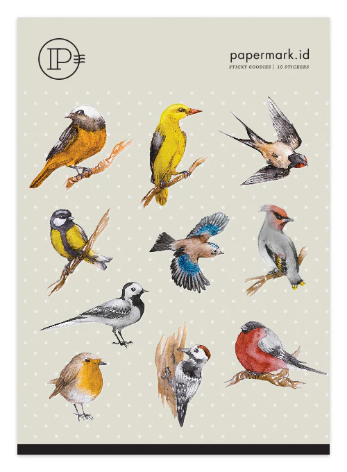 StickyGoodies Watercolor Birds.webp