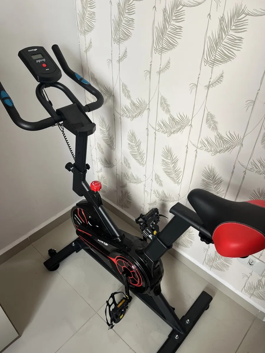 Bicicleta Ergométrica Spinning Mecânica Ahead Roda 6 Kg