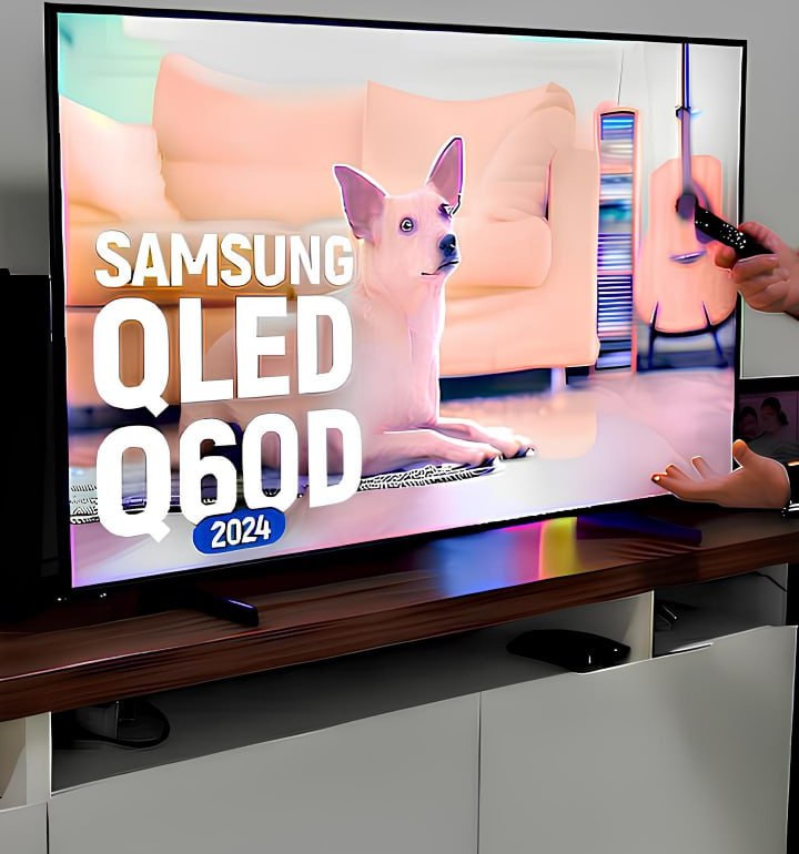 Samsung Smart TV 50″ QLED 4K 50Q60D – Tecnologia de Pontos Quânticos, Design AirSlim
