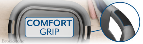 BKH1691 Collapsible Laundry Basket Black Gray A+ 02.jpg