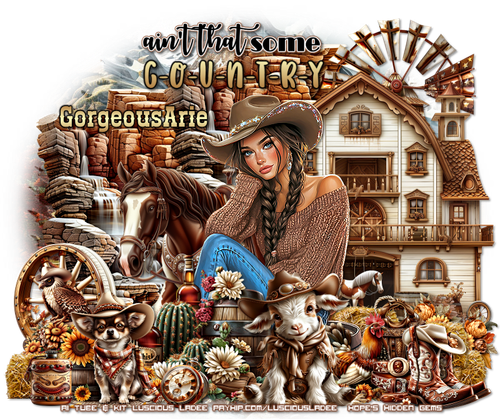 Gorgeous Arie Autumn Cowgirl.png