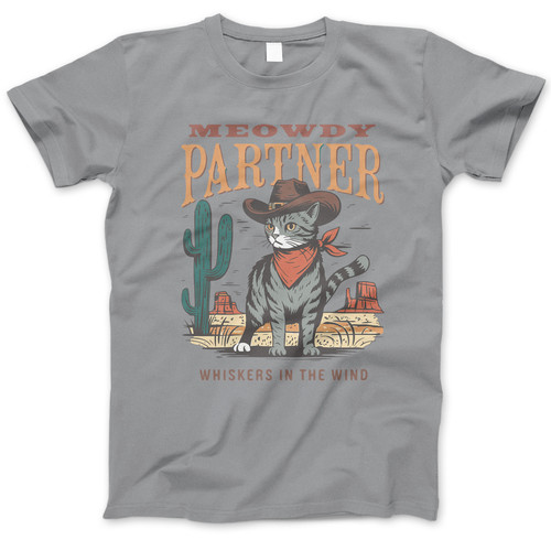 Photograph of four blank t-shirts greys beige and army green. Clipping path included. Ready for your.jpg