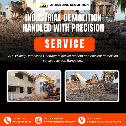 Wrapped up an industrial demolition at Peenya today.