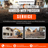 Wrapped up an industrial demolition at Peenya today.