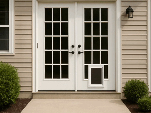 How to Install a French Door Pet Door Easily.gif