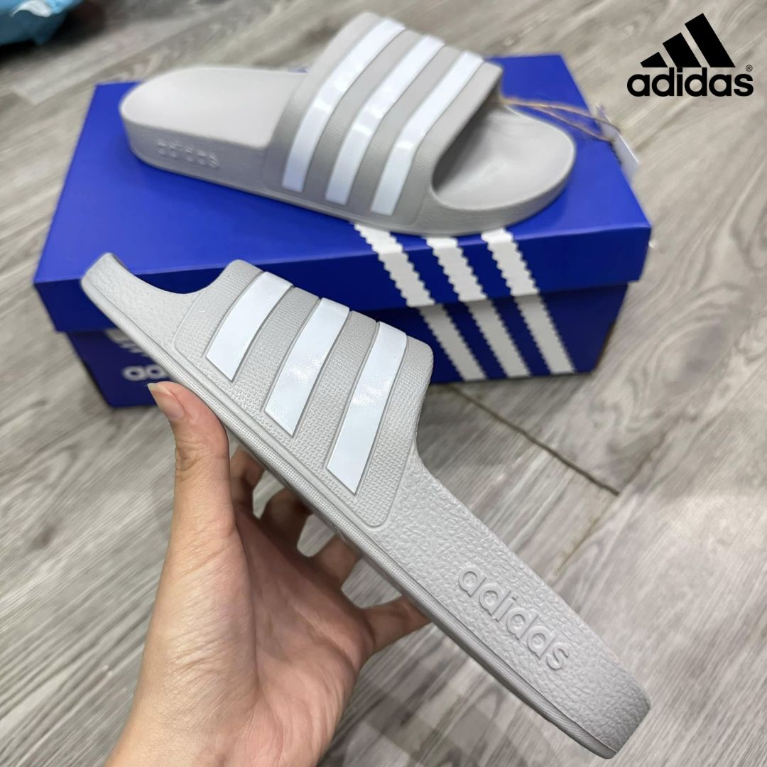 Chinelo Adilette Aqua Adidas – Cinza