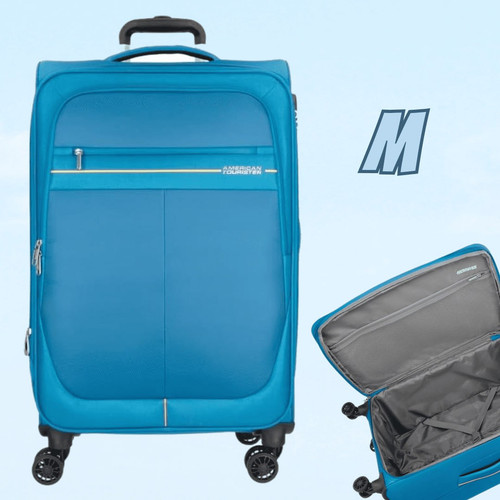American Tourister Mala de Viagem Skyland Azul Média Expansível.jpg