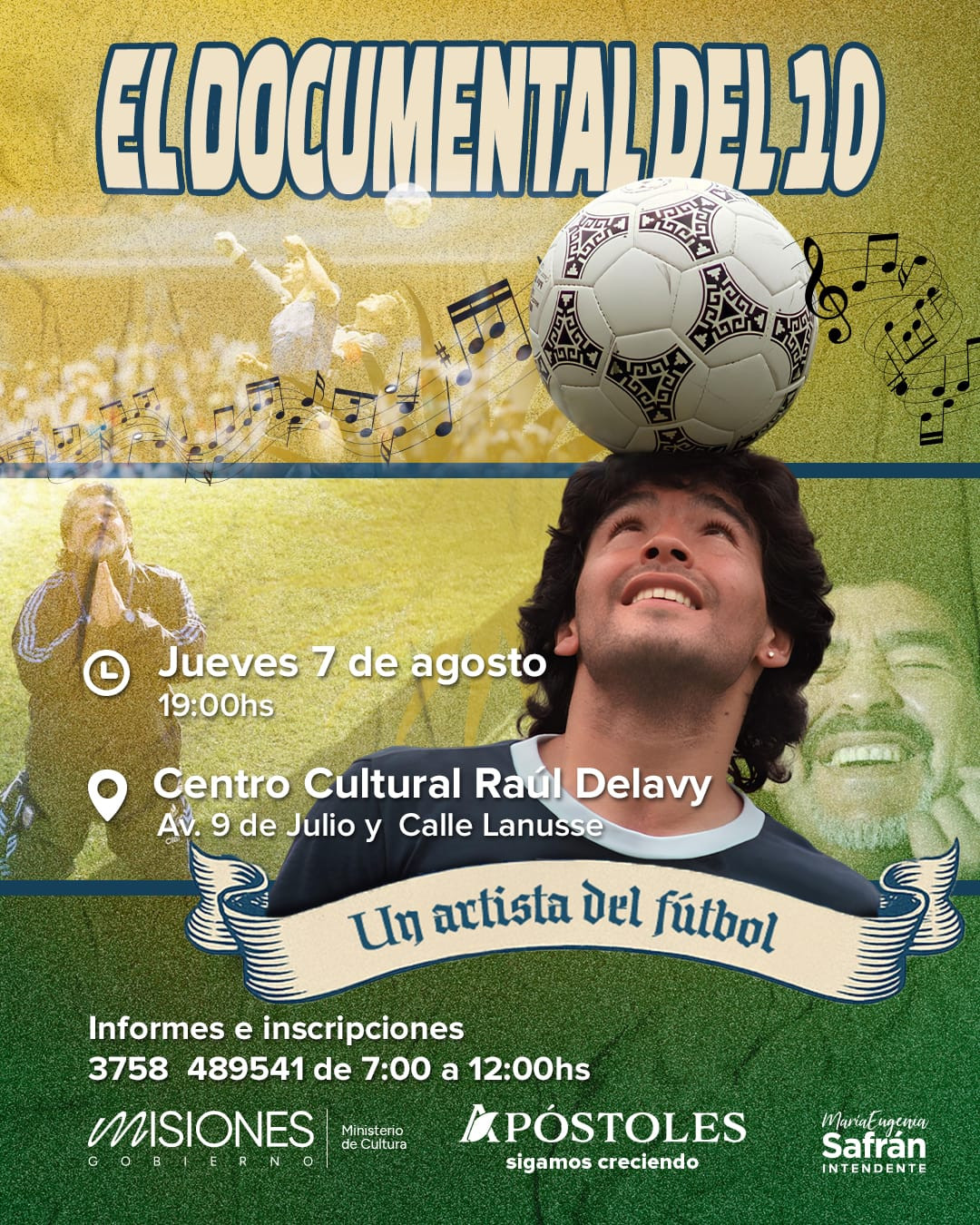 «El Documental del 10» Llega a Apóstoles