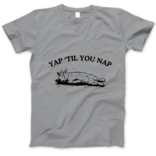 Photograph of four blank t-shirts greys beige and army green. Clipping path included. Ready for your.jpg