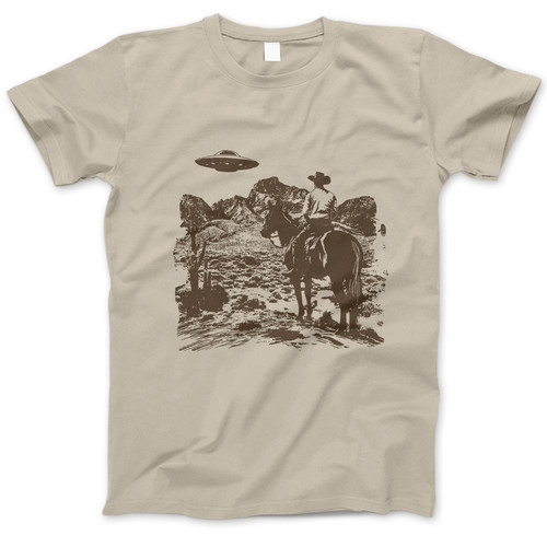 Photograph of four blank t-shirts greys beige and army green. Clipping path included. Ready for your.jpg