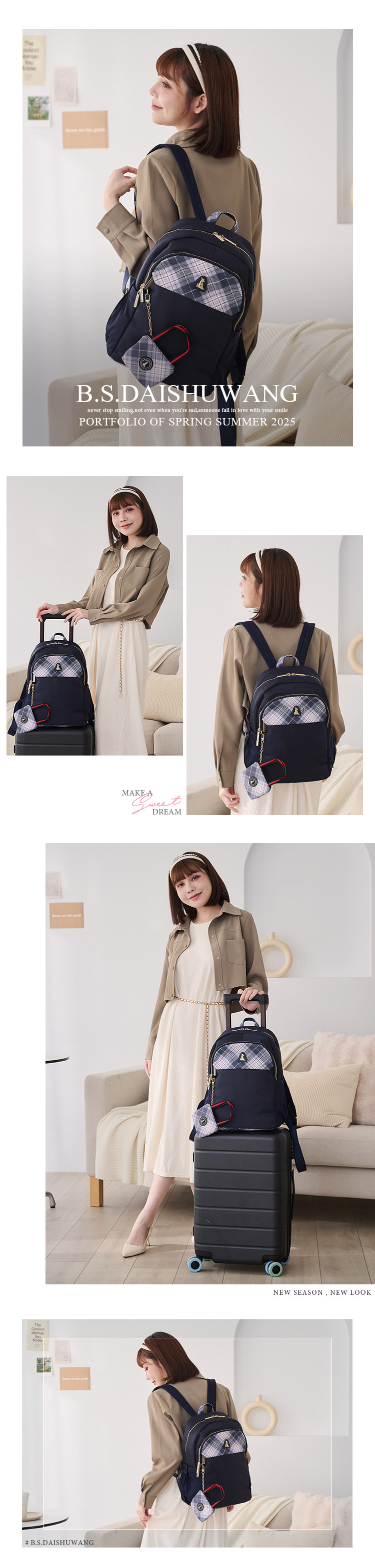TheTheCoolestB.S.DAISHUWANGnever stop  not even when youre sadsomeone fall in love with your smilePORTFOLIO OF SPRING SUMMER 2025 B.S.DAISHUWANGMAKE ADREAMNEW SEASON, NEW LOOK