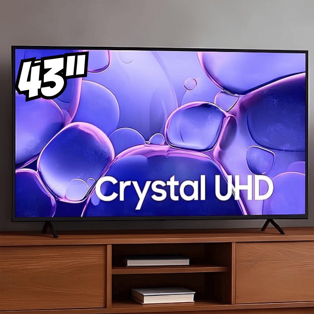 Smart TV 43″ Samsung 4K UHD Crystal UHD UN43U8600FGXZD Tizen Bixby 3 HDMI