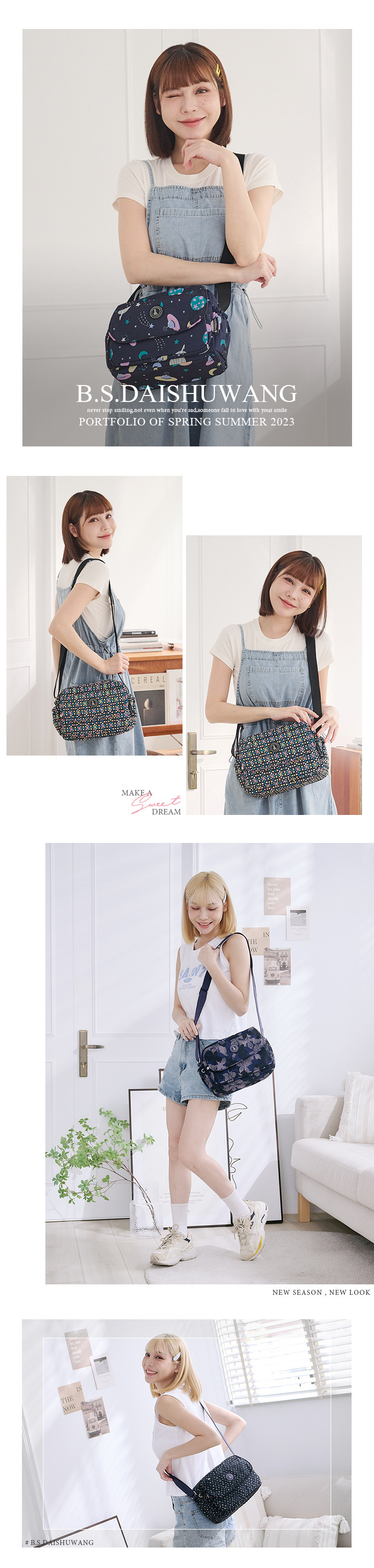 THENOINB.S DAISHUWANGB.S.DAISHUWANGnever stop smiling not even when youre sad,someone fall in love with your smilePORTFOLIO OF SPRING SUMMER 2023CEREALMAKE ADREAMINWdecideNEW SEASON, NEW LOOK