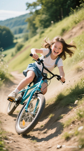 dreamina 2025 06 01 9610 The cute girl is riding her bicycle happ....jpg