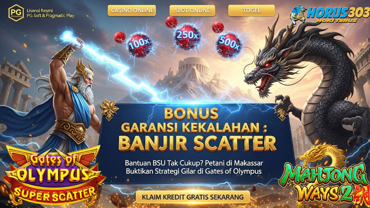 Bantuan BSU Tak Cukup? Petani di Makassar Buktikan Strategi Gila di Gates of Olympus, Cuma Modal Kecil!