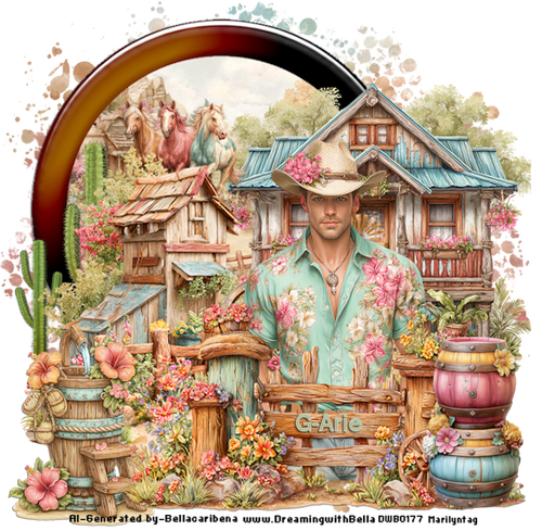 BC Cowgirl On Summer T MM25 G Arie